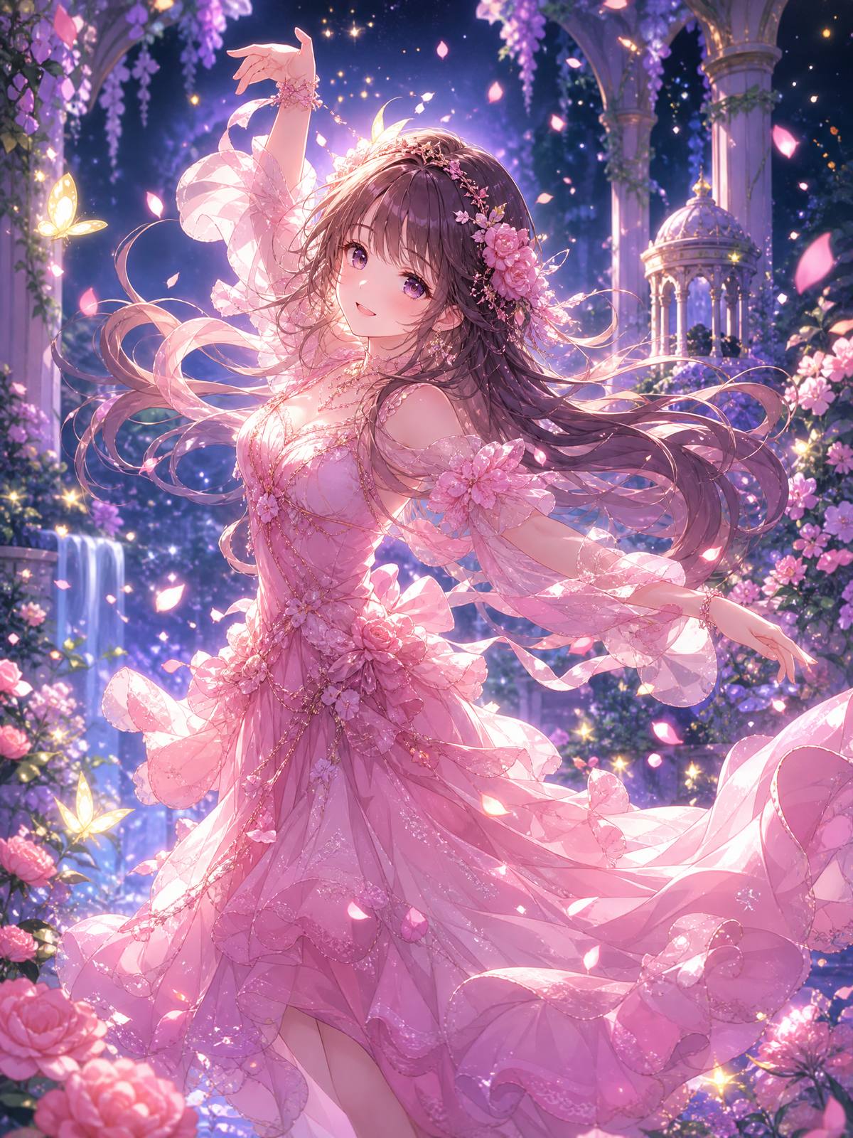 抖音风生活动漫-花园仙子
